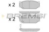 BREMSI BP3455 Brake Pad Set, disc brake